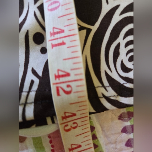 Elegant Brown and White Sleeveless Dress, Ptp 18'' to 23'' - Picture 8 of 8